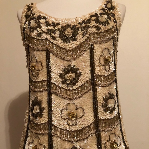Rare Vintage 1960’s Thayer Intricately Beaded Top - Picture 4 of 16